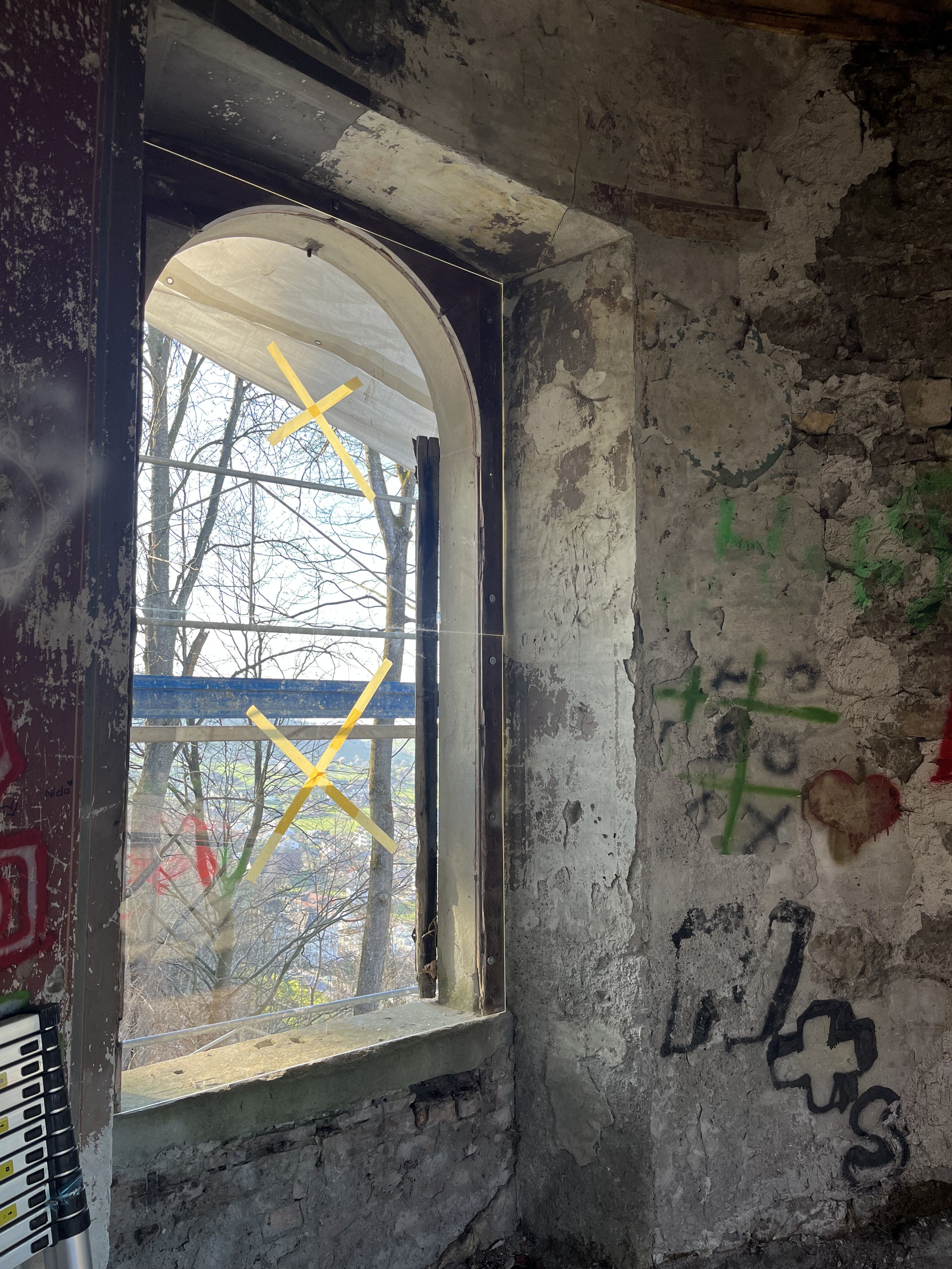 Fenster werden eingesetzt