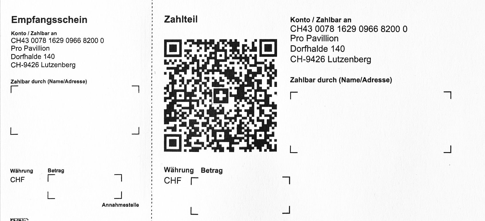 Einzahlungsschein