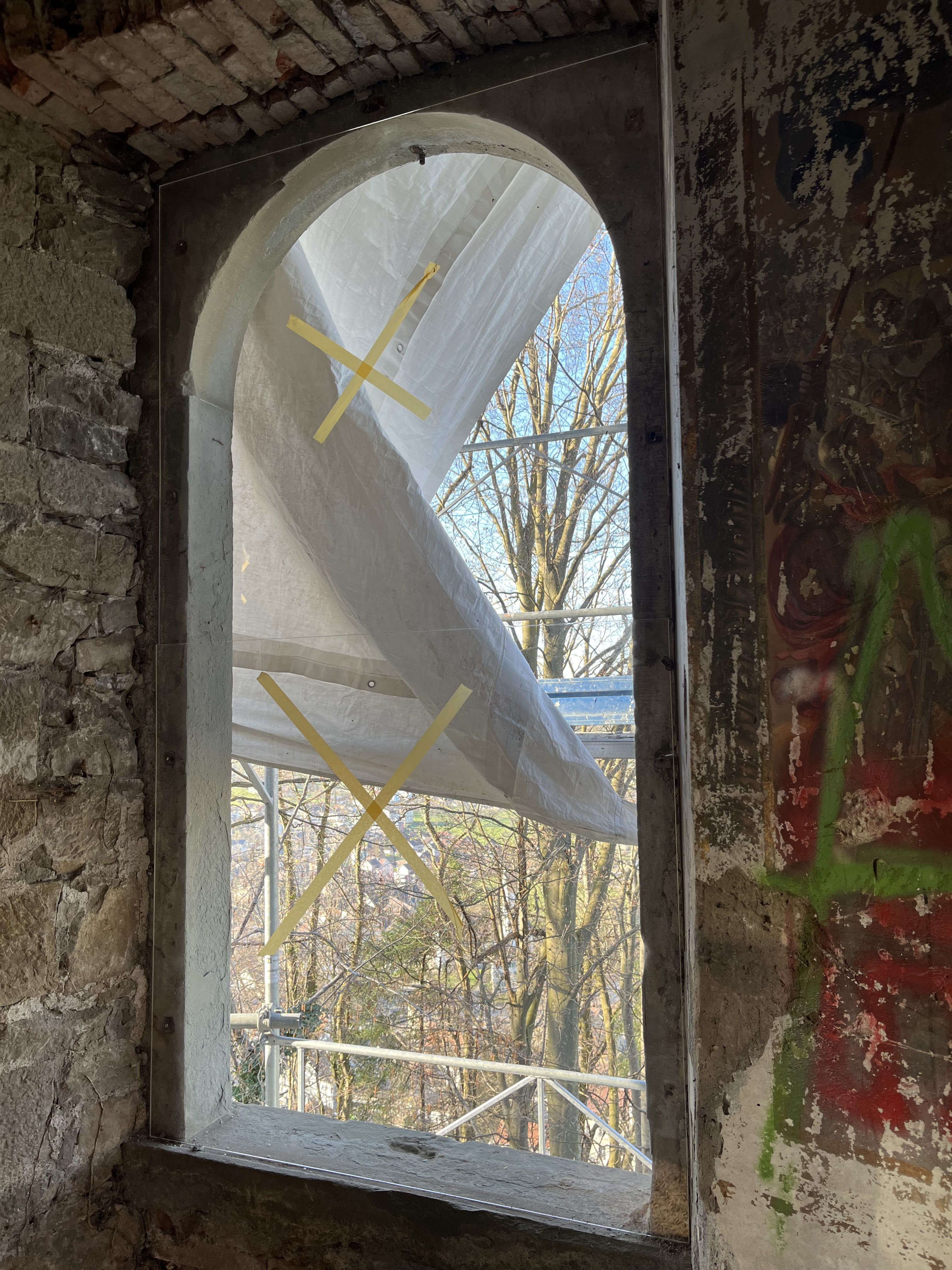 Fenster werden eingesetzt